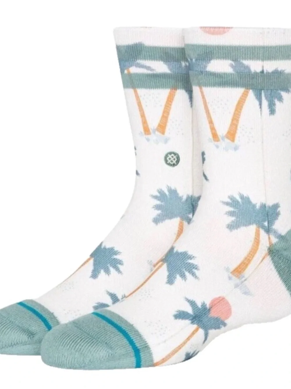 Stance Kids youth large Patterned Crew Socks - 2 pairs